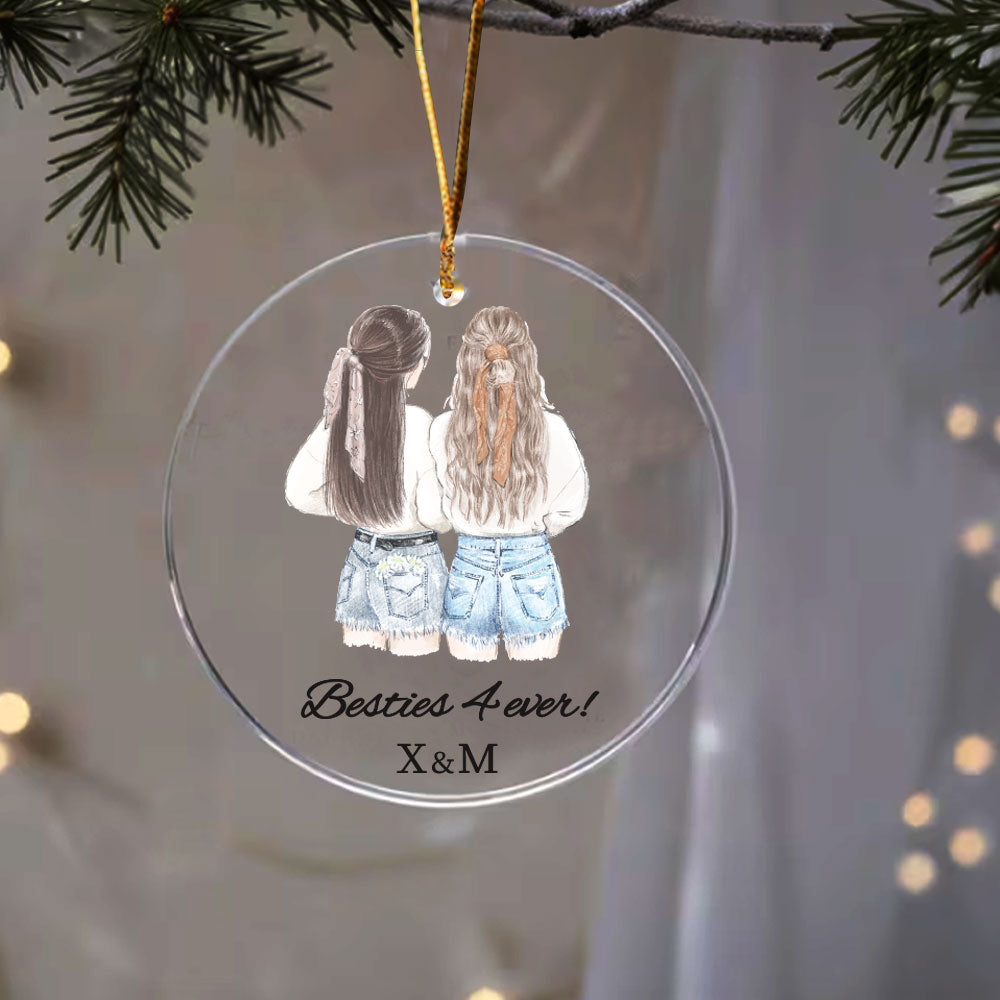 Στολίδι plexiglass best friends
