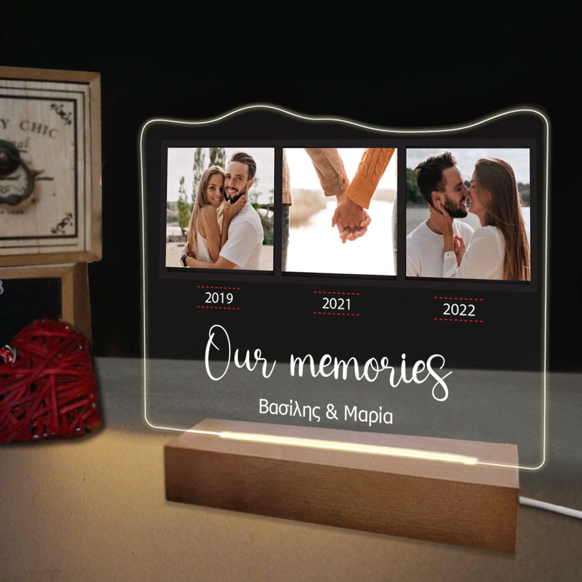 Επιτραπέζιο φωτιστικό our memories