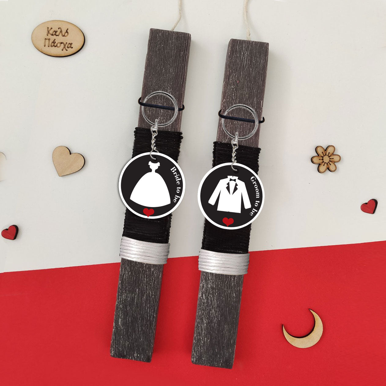 Λαμπάδες bride & groom to be (Σετ 2 τεμαχίων) (Copy)