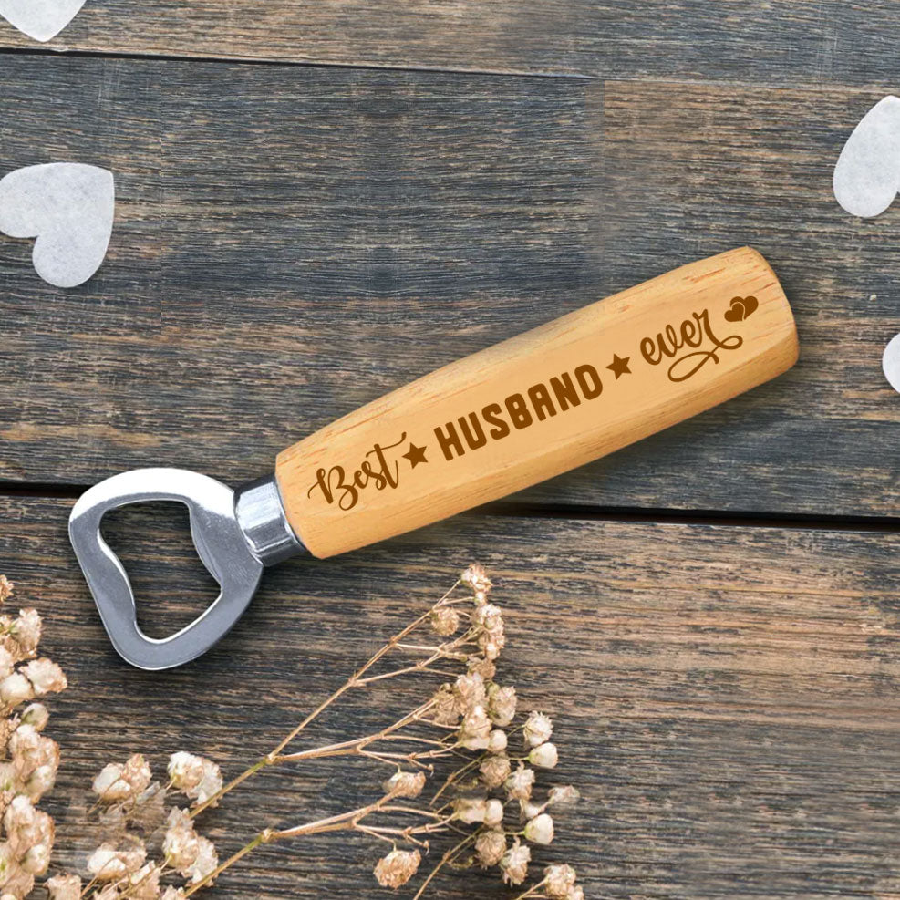 Ξύλινο ανοιχτήρι best husband