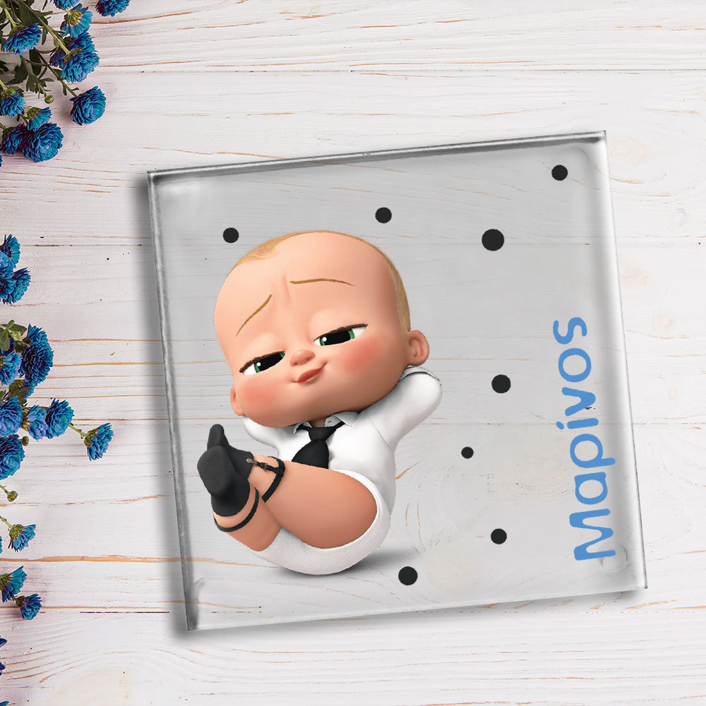 Σουβερ για μπομπονιέρα βάπτισης boss baby 2