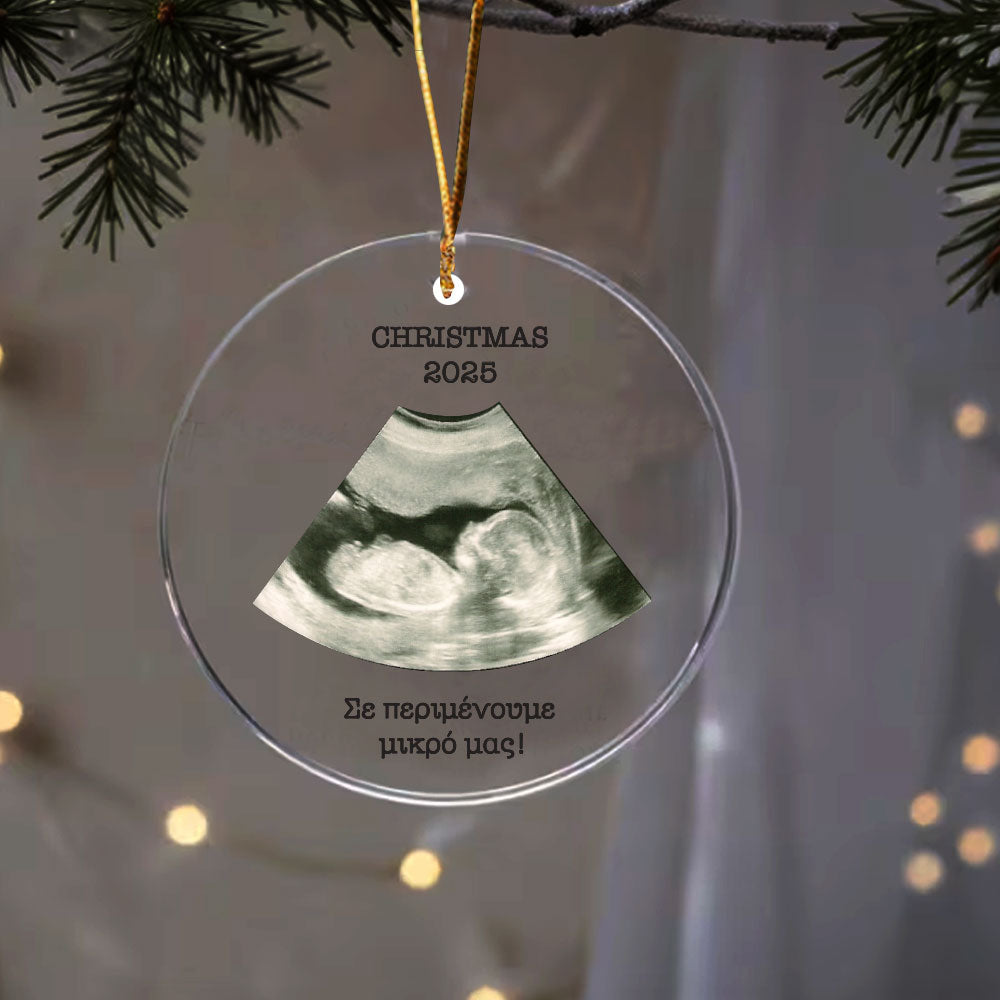 Στολίδι plexiglass η πρώτη του φωτογραφία