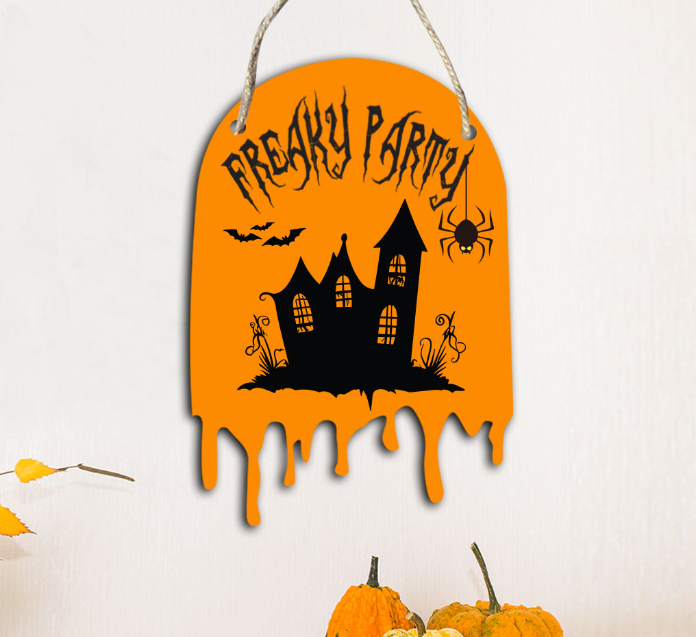 Ξύλινο κρεμαστό Halloween