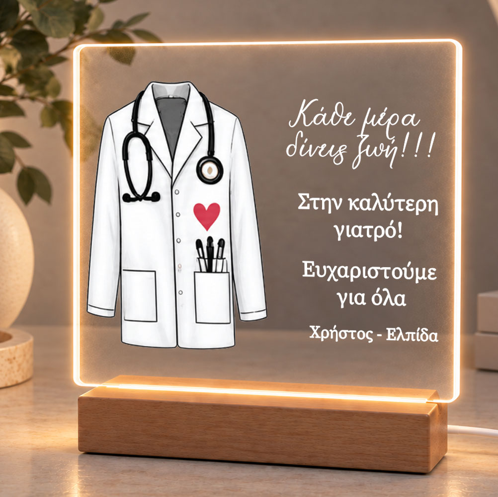 Eπιτραπέζιο φωτιστικό για την καλύτερη γιατρό