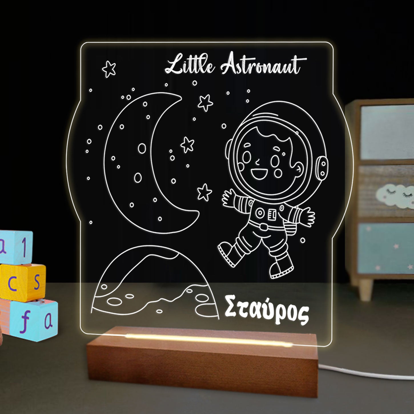 Επιτραπέζιο φωτιστικό little astronaut