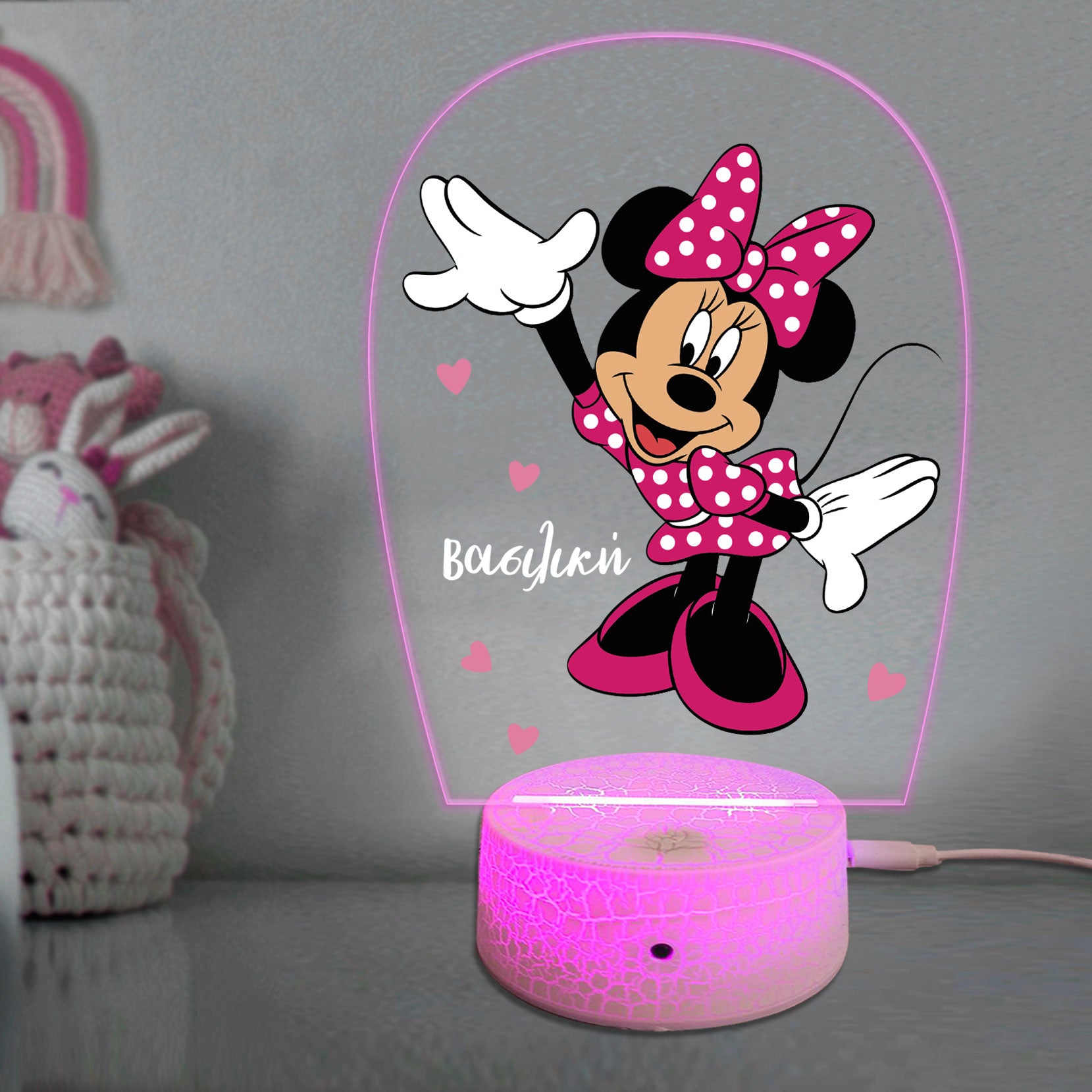 Επιτραπέζιο φωτιστικό minnie mouse