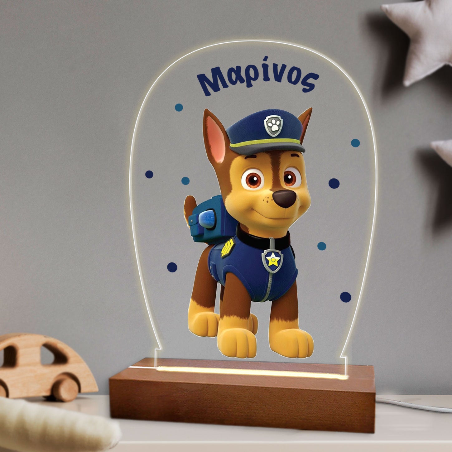 Παιδικό επιτραπέζιο φωτιστικό paw patrol