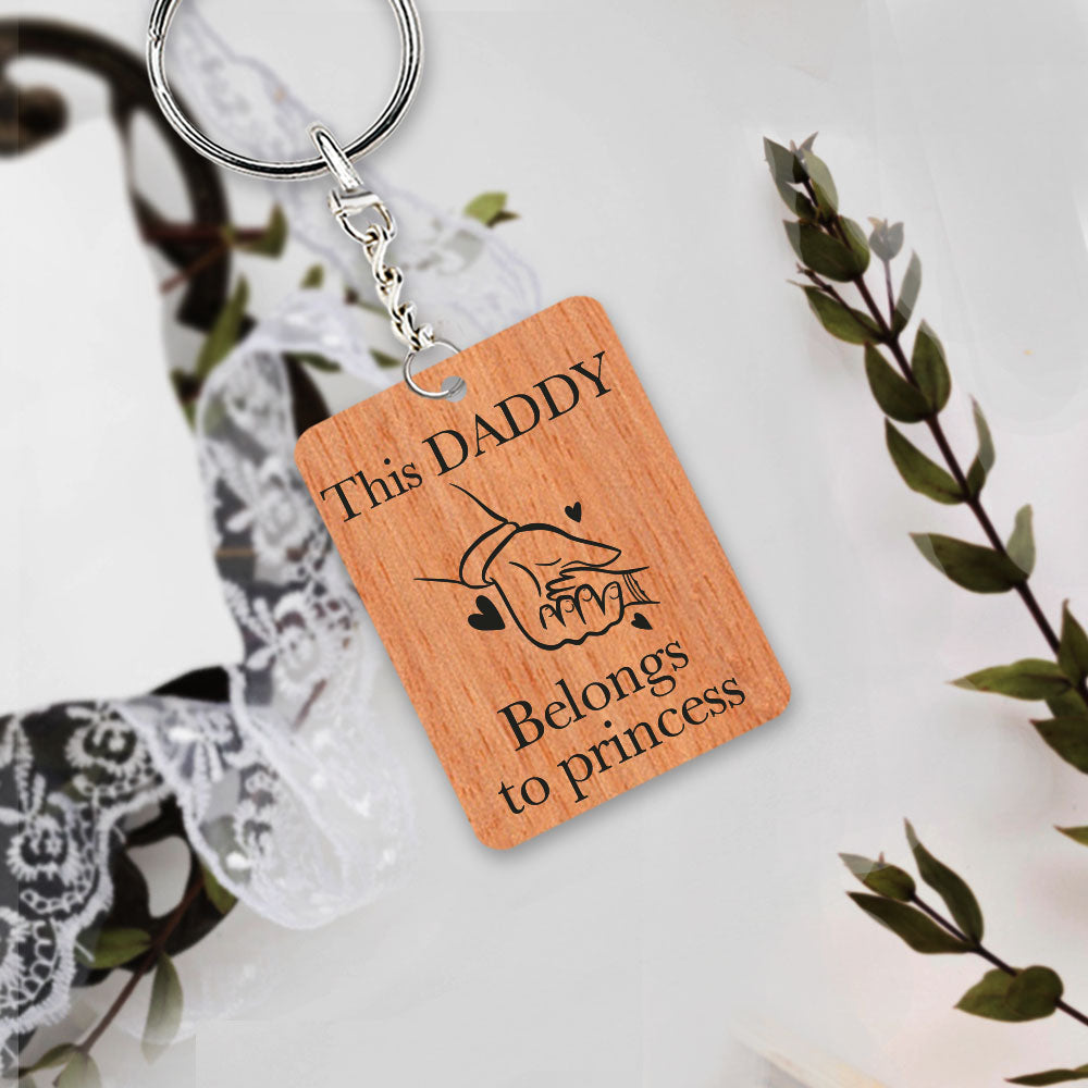 Ξύλινο μπρελόκ "daddy"