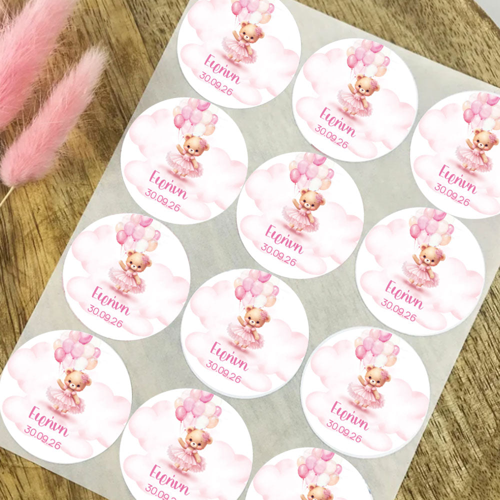 Αυτοκόλλητα με θέμα αρκουδάκι 20 τεμάχια