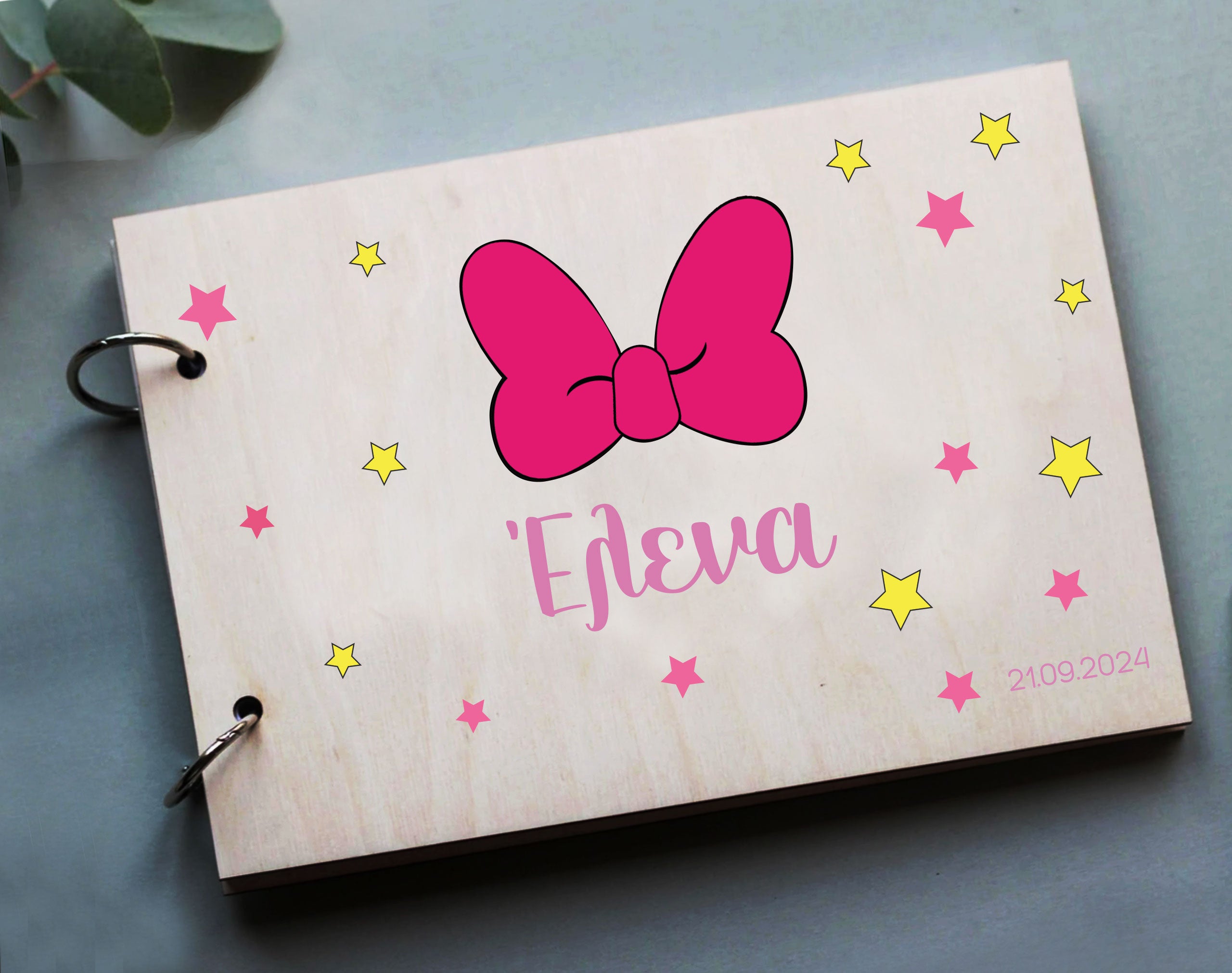 Βιβλίο Ευχών pink bow